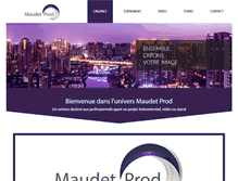 Tablet Screenshot of maudetprod.com